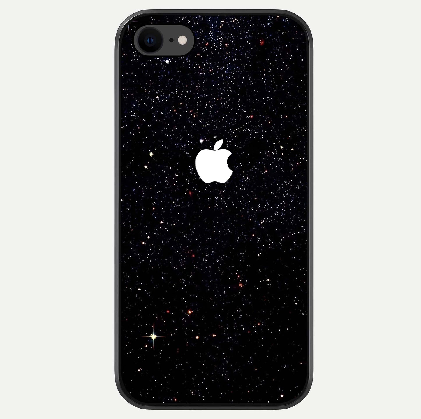 Starry Apple Galaxy Glass Case For iPhone 7 by Custom World