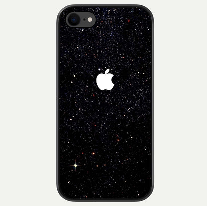 Starry Apple Galaxy Glass Case For iPhone 7 by Custom World