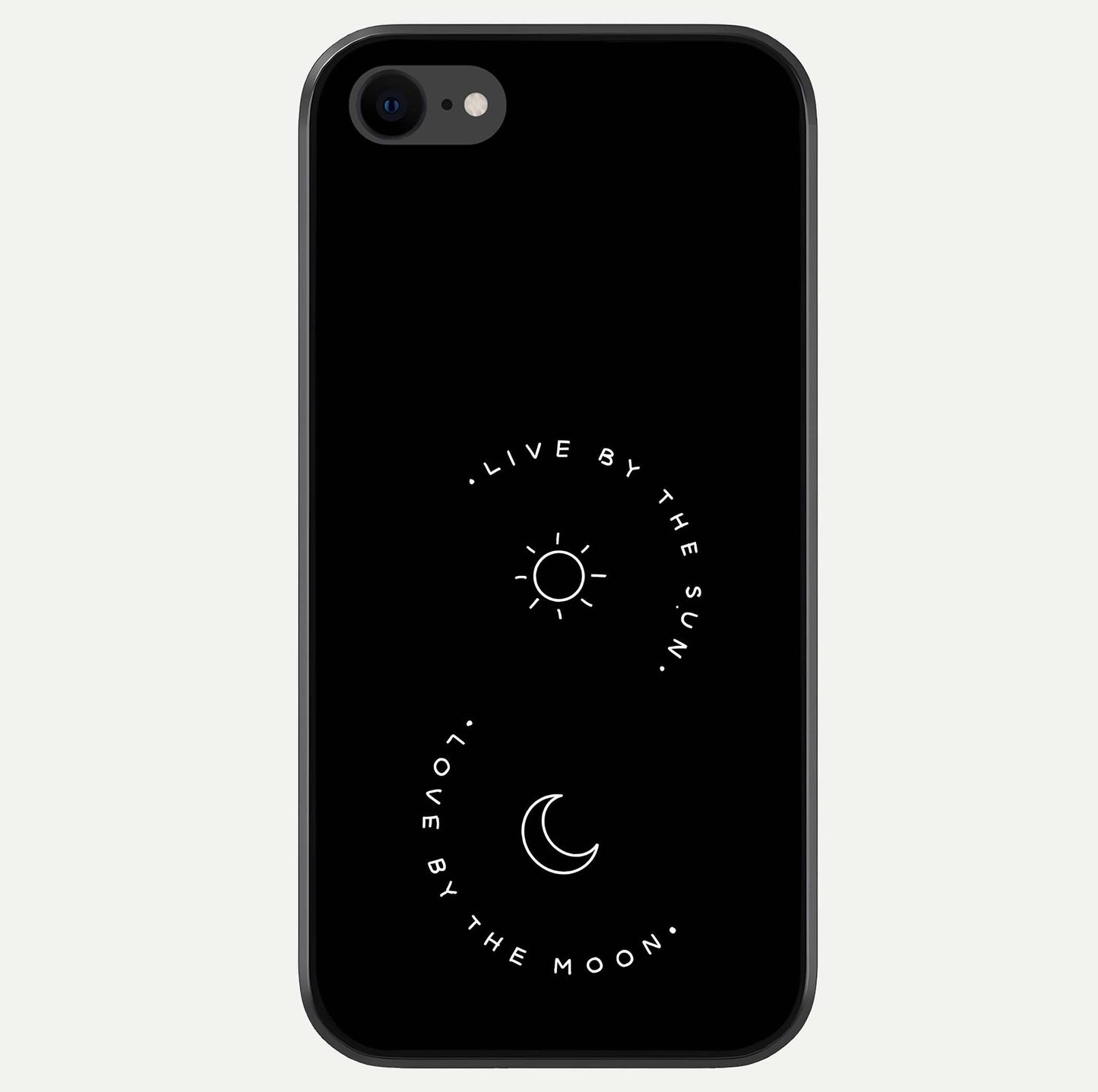 Sun Moon Balance Glass Case For iPhone 7 by Custom World