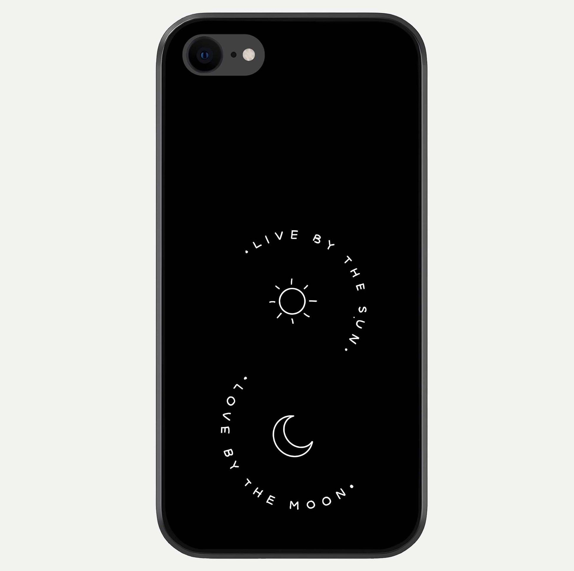 Sun Moon Balance Glass Case For iPhone 7 by Custom World