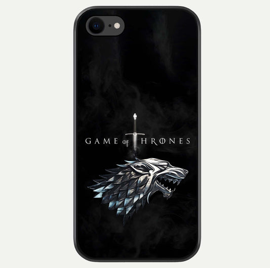 Throne Wolf Legacy Glass Case For iPhone 7 by Custom World