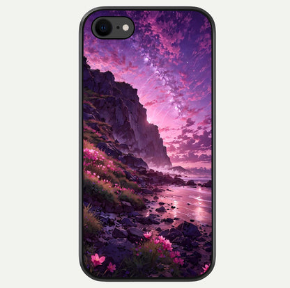Twilight Blossom Coast Glass Case For iPhone 7 by Custom World