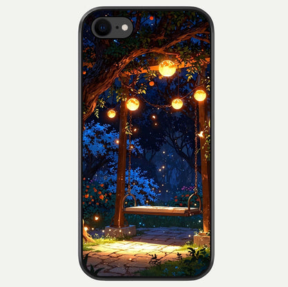 Twilight Garden Swing Glass Case For iPhone 7 by Custom World
