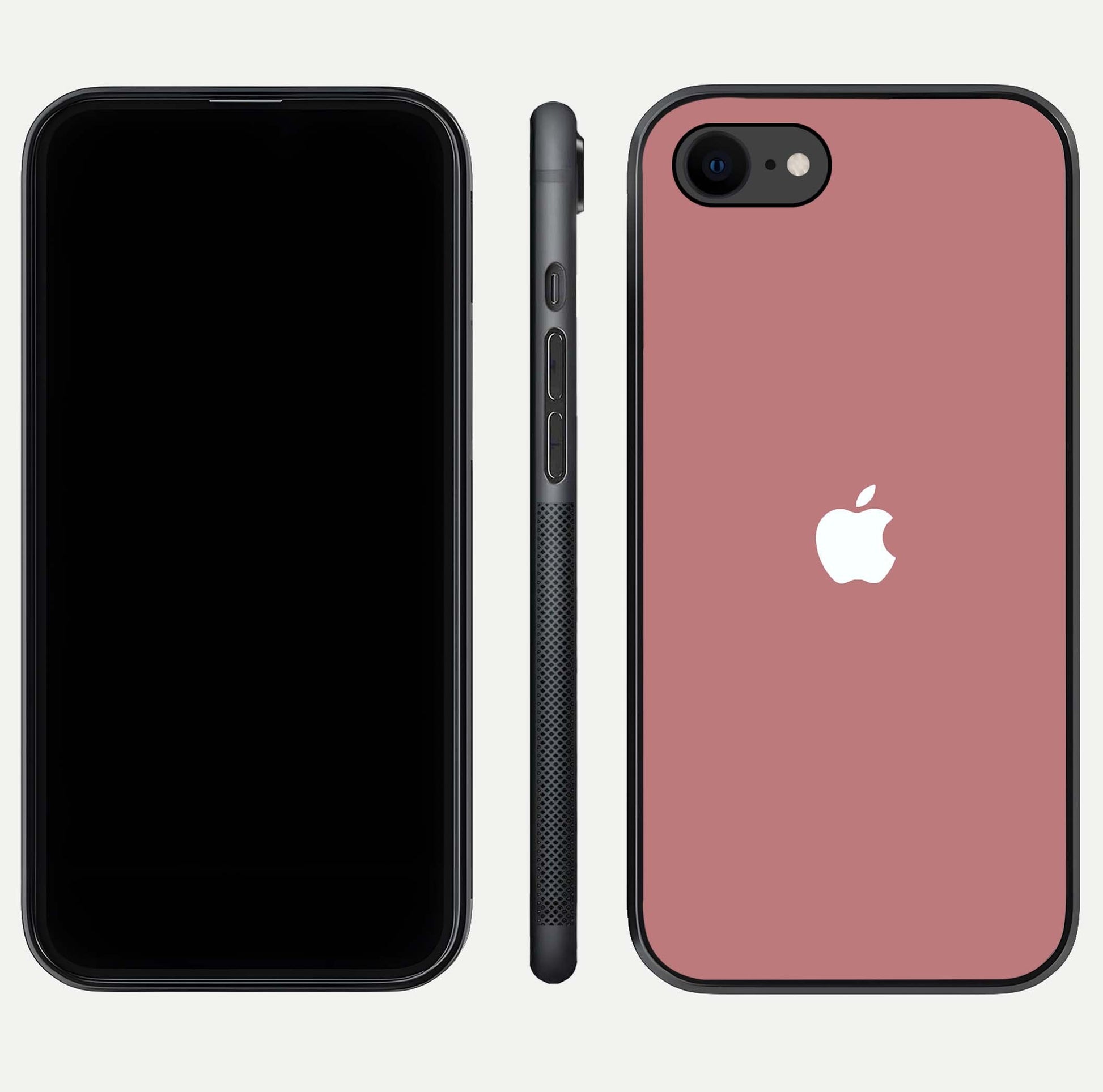 Apple Harmony Glass Case for iPhone 16 Pro front and back mockup showing harmony pattern and clean edge design