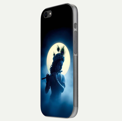 Divine Moon Flute Glass Case for iPhone 7 side-angle image capturing reflection depth and soft color