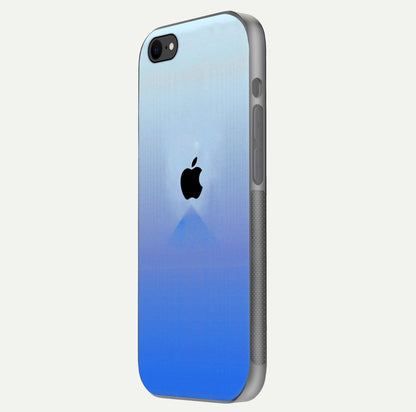 Gradient Apple Vibe Glass Case for iPhone 7 side-angle image showing reflection glow and elegant surface