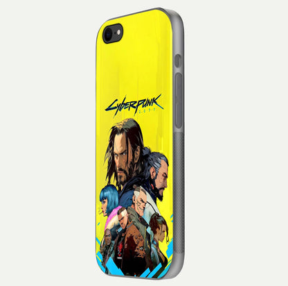 Neon Rebel Genesis Glass Case for iPhone 7 side-angle image showing gloss surface and sharp neon tone