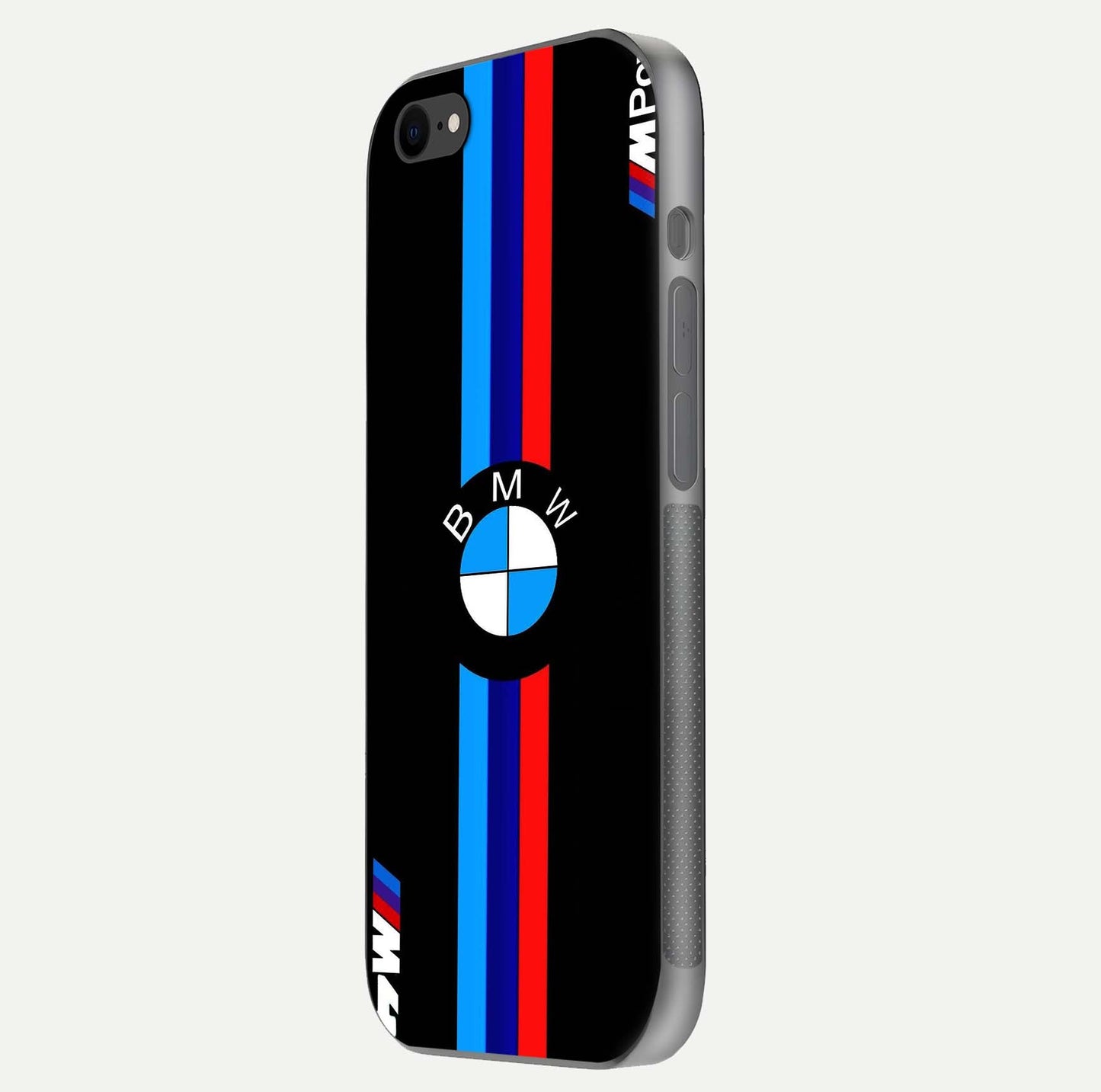 Turbo BMW Beast Glass Case for iPhone 7 side-angle image showing reflection and sleek edge styling