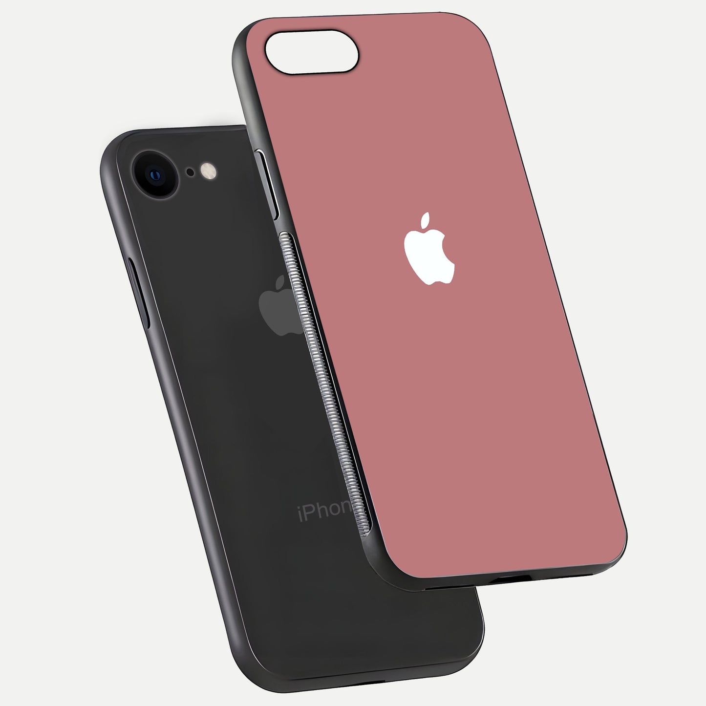 Apple Harmony Glass Case for iPhone 16 Pro floating dual view capturing reflective texture and premium protection