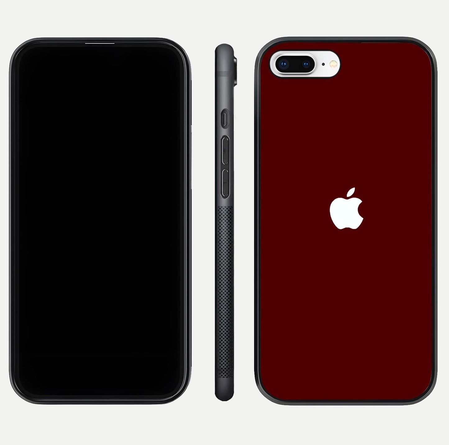Apple Crimson Core Glass Case for iPhone 16 Pro dual-view layout displaying smooth edges and strong protection build