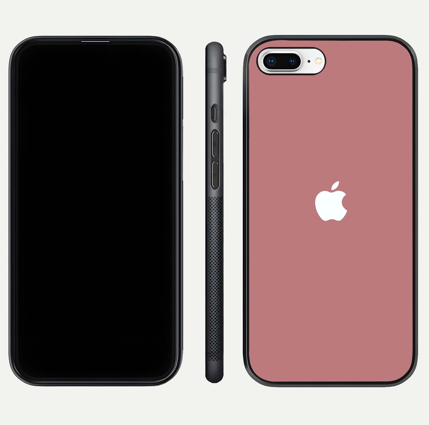 Apple Harmony Glass Case for iPhone 16 Pro front and back mockup showing harmony pattern and clean edge design