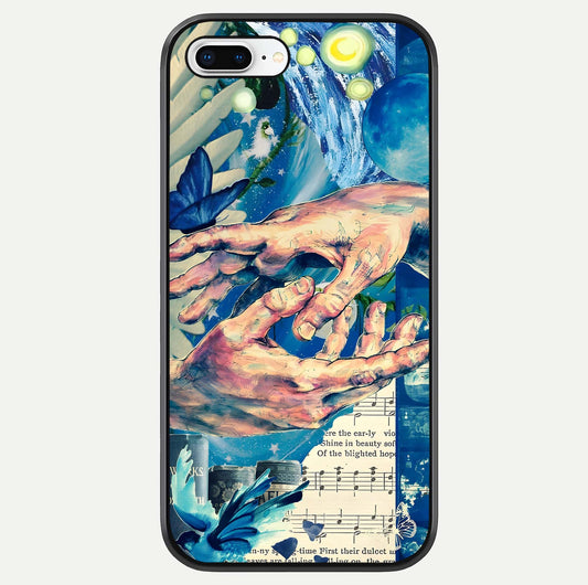 Aesthetic Divider Glass Case For iPhone 16 Pro by Custom World