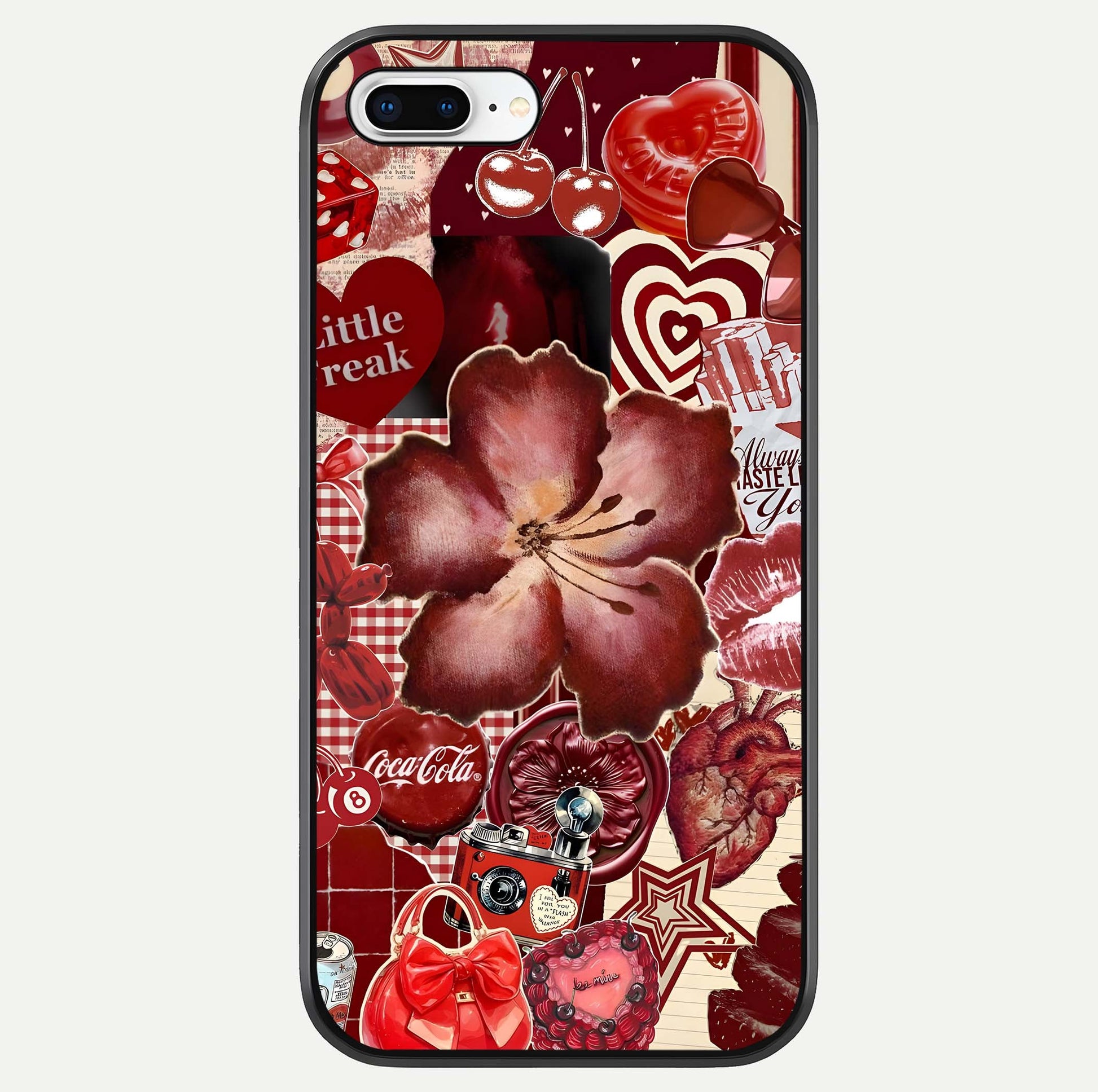 Aesthetic Little Freak Glass Case For iPhone 16 Pro by Custom World