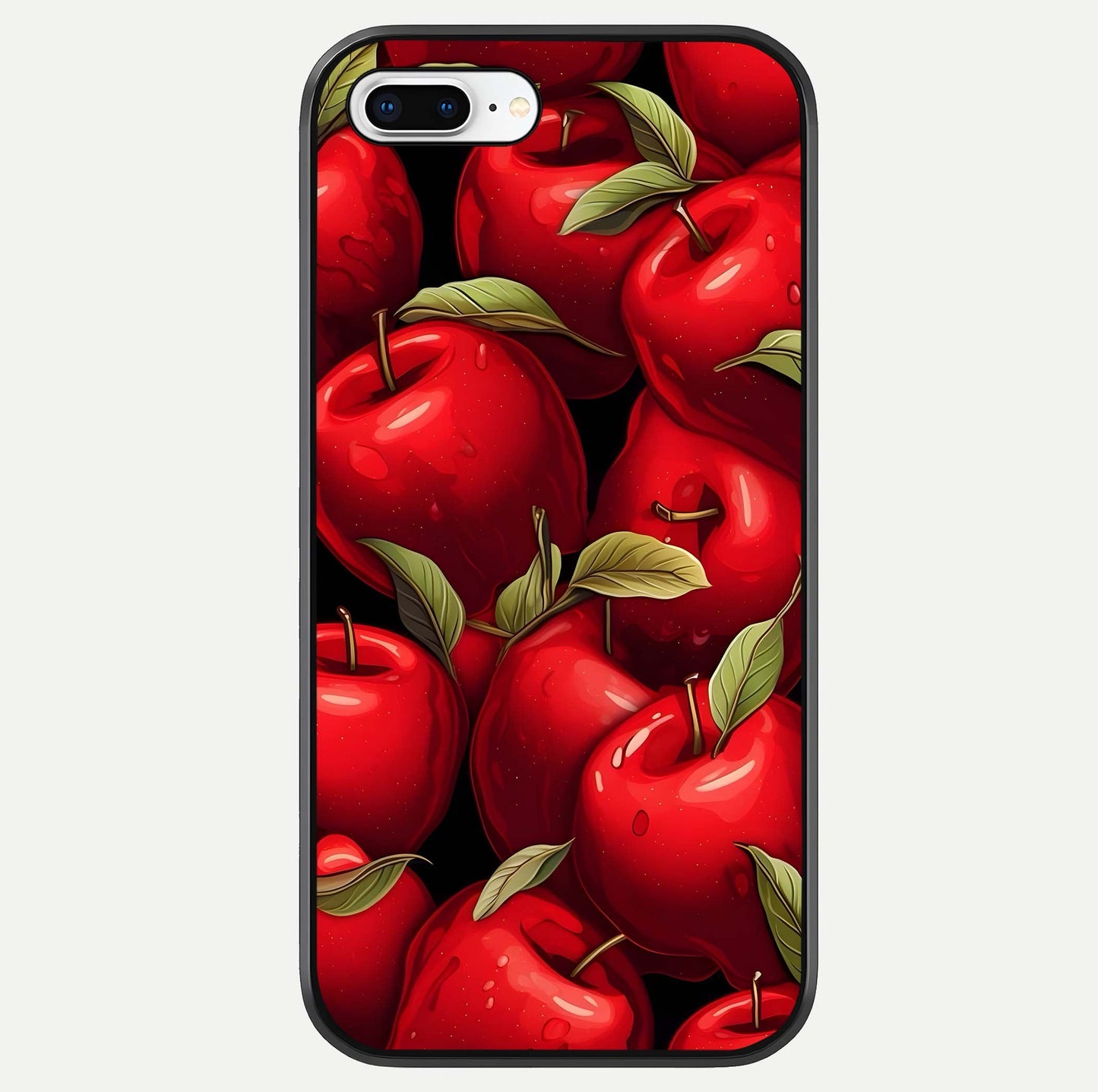 Apple Pattern Glass Case For iPhone 16 Pro by Custom World