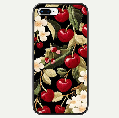 Bloom Thread Art Glass Case For iPhone 7 Plus by Custom World