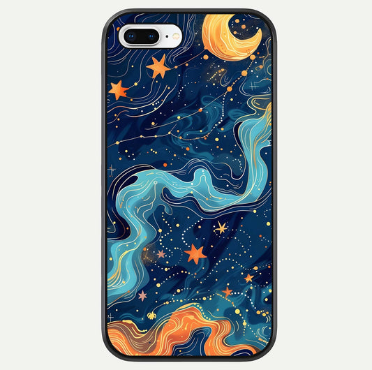Celestial Dream Flow Glass Case For iPhone 7 Plus by Custom World