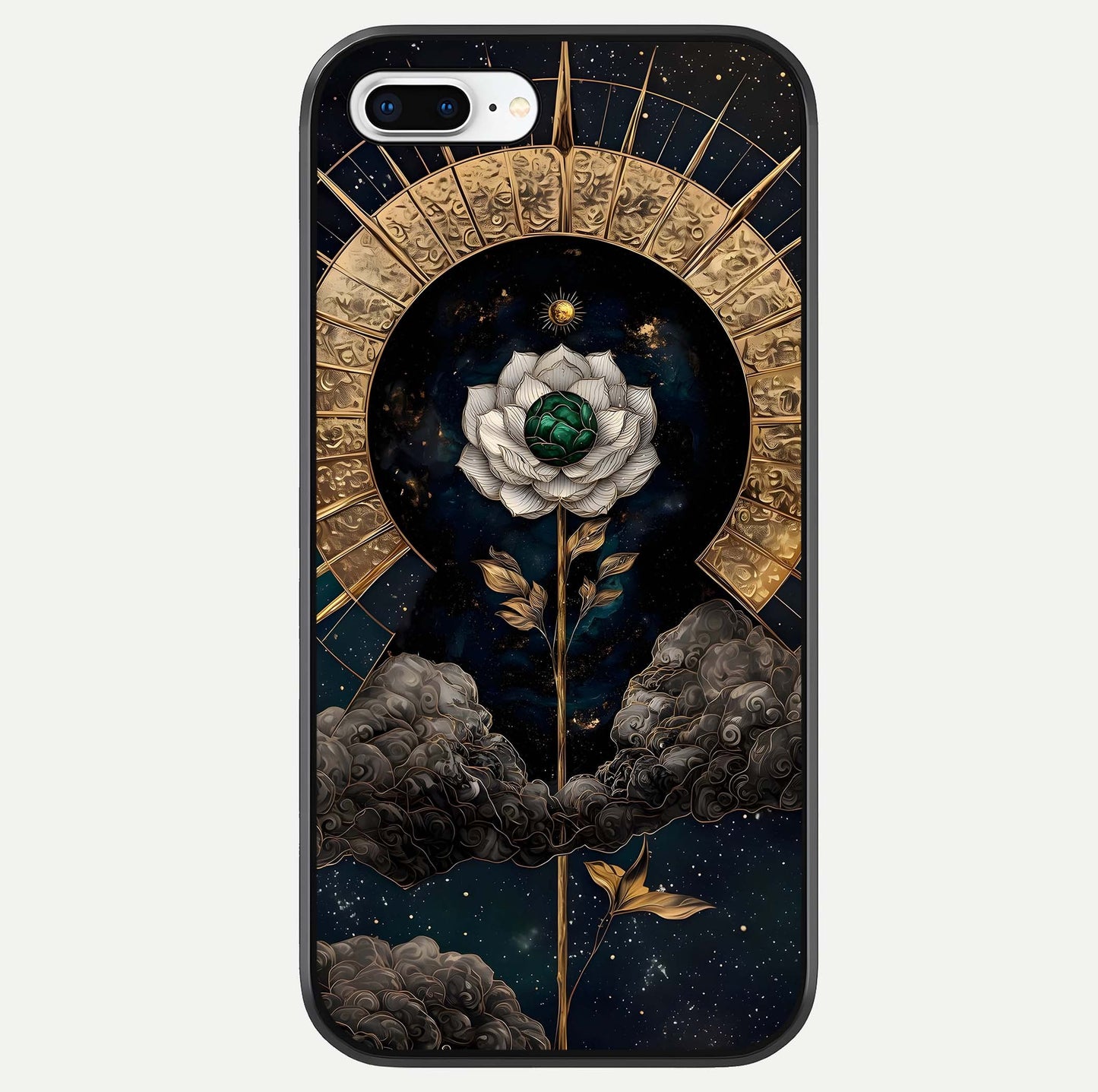 Celestial Lotus Morang Glass Case For iPhone 7 Plus by Custom World