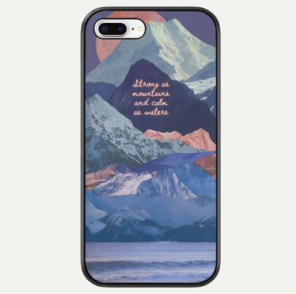 Celestial Mountain Calm Glass Case For iPhone 7 Plus by Custom World