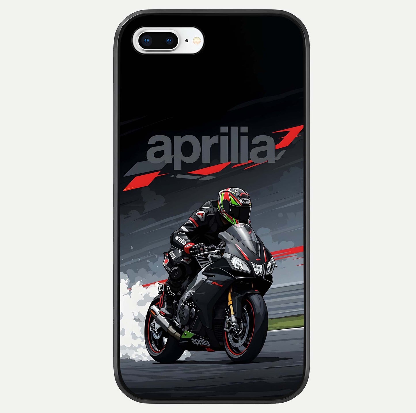 Dark Aprilla Glass Case For iPhone 7 Plus by Custom World