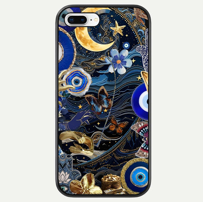 Golden Moon Magic Glass Case For iPhone 7 Plus by Custom World