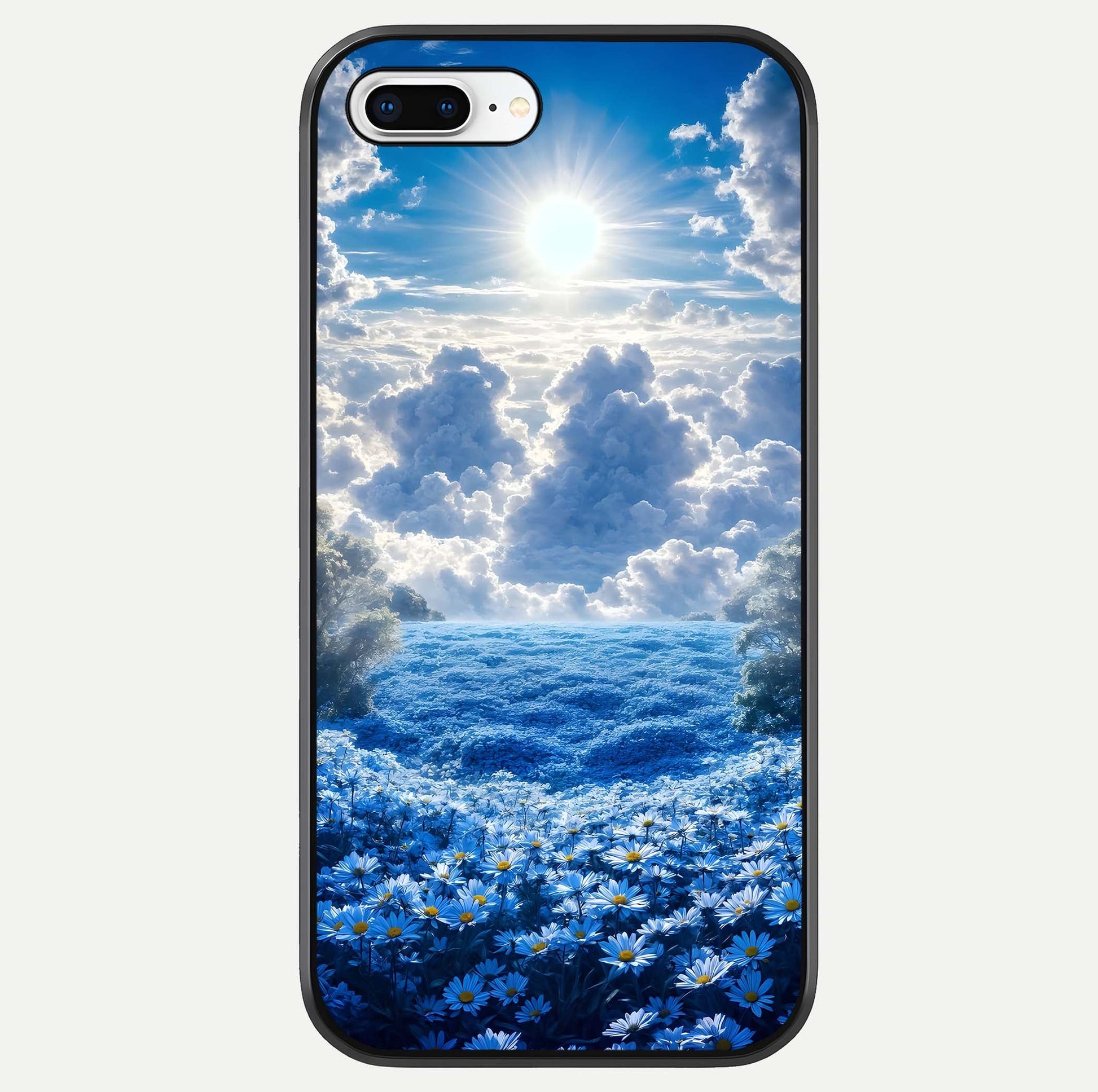 Heavenly Daisy Horizon Glass Case For iPhone 7 Plus by Custom World