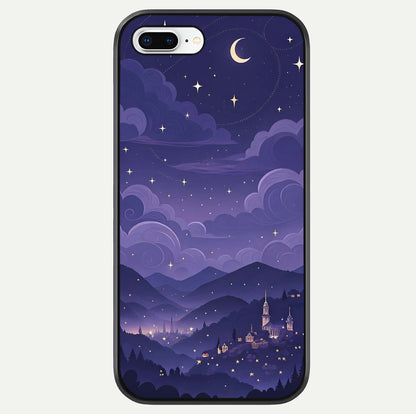 Minimal Night View Glass Case For iPhone 7 Plus by Custom World