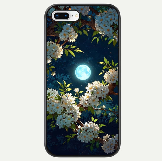 Moonlit Blossom Dream Glass Case For iPhone 7 Plus by Custom World