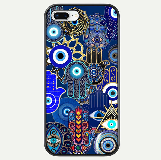 Mystic Palm Guard Glass Case For iPhone 7 Plus by Custom World