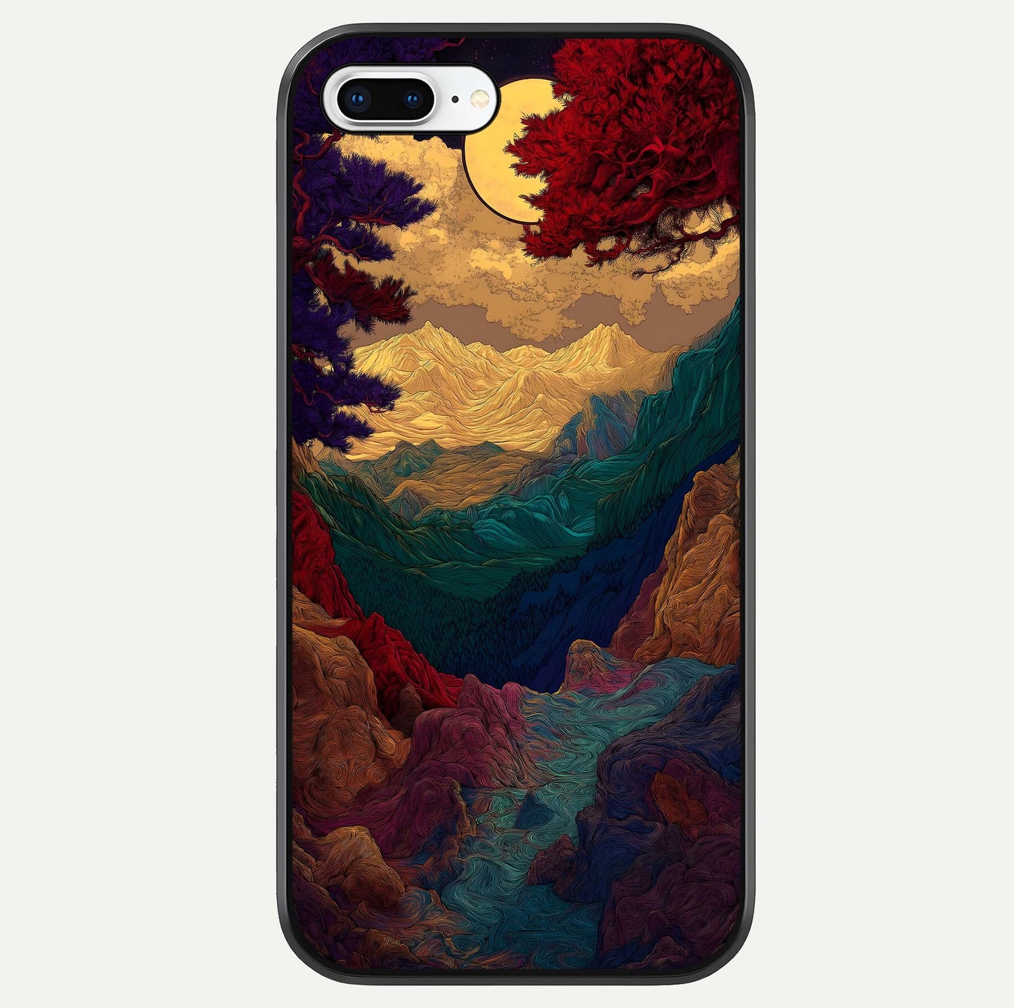 Mystic Valley Light Glass Case For iPhone 7 Plus by Custom World