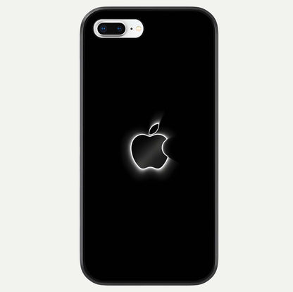 Neon Apple Glow Glass Case For iPhone 7 Plus by Custom World