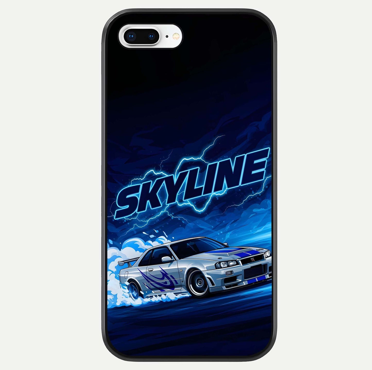 Neon Drift Beast Glass Case For iPhone 7 Plus by Custom World