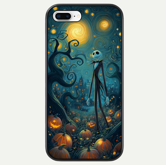 Pumpkin Moonlight Tale Glass Case For iPhone 7 Plus by Custom World