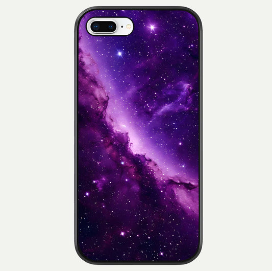 Purple Shade Sky Glass Case For iPhone 7 Plus by Custom World