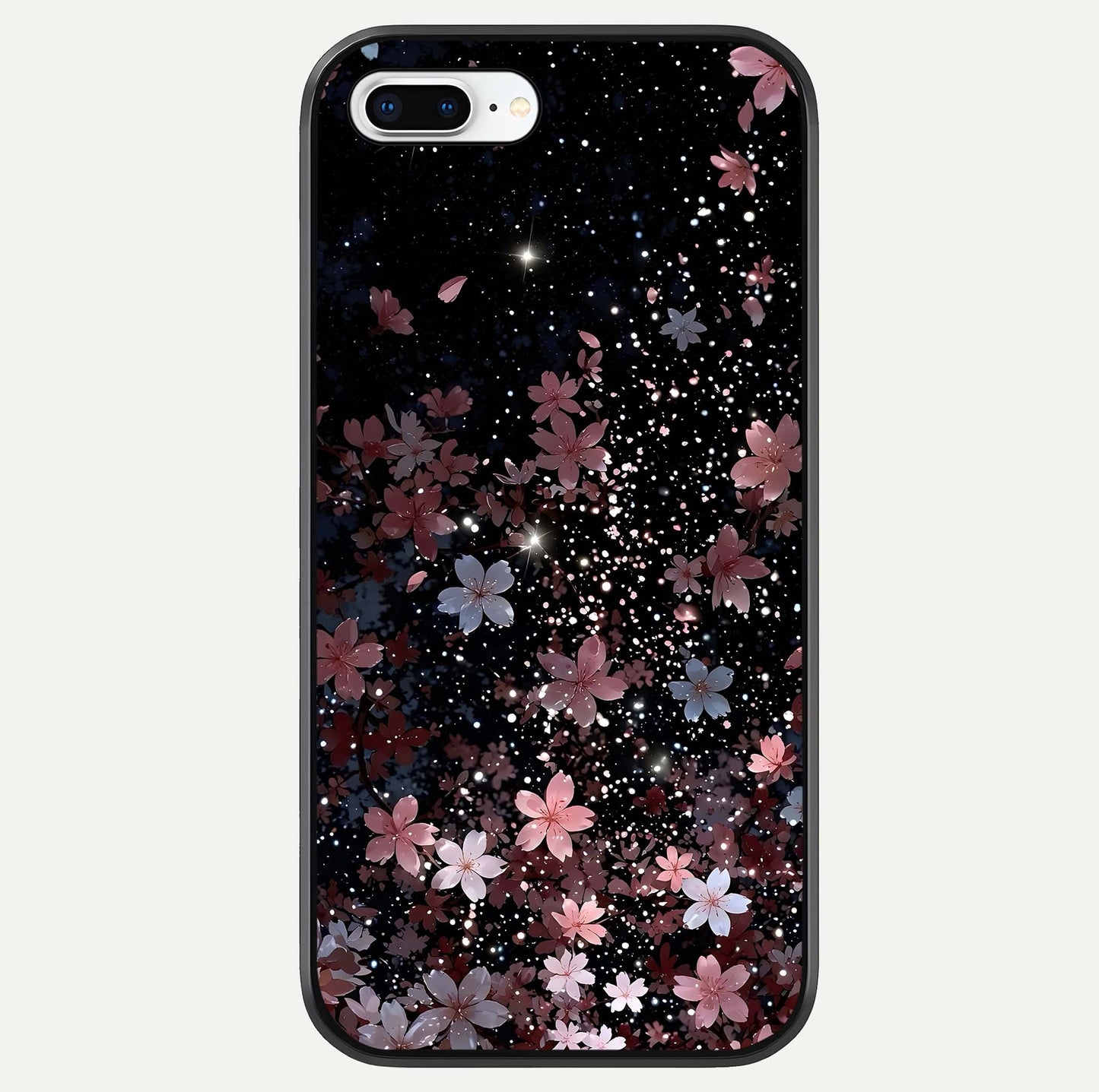 Starlit Flower Dreams Glass Case For iPhone 7 Plus by Custom World