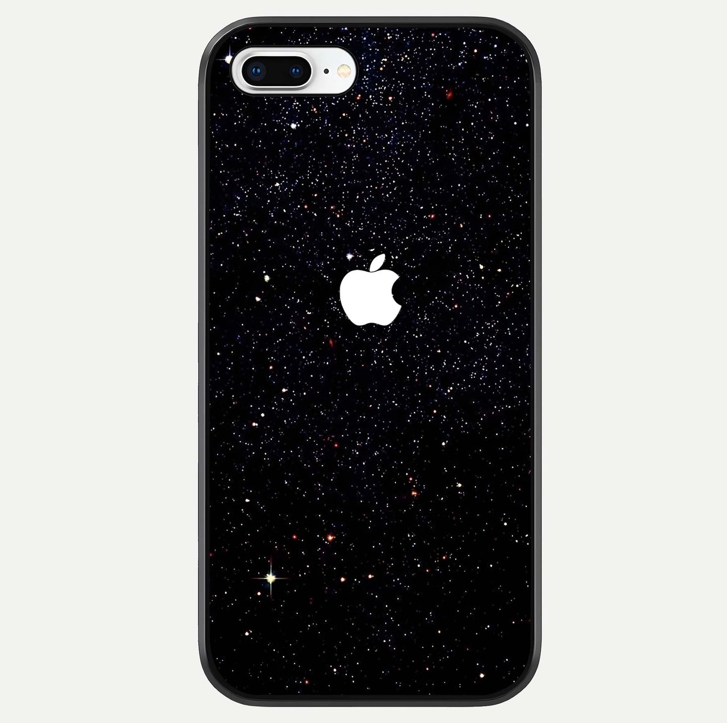 Starry Apple Galaxy Glass Case For iPhone 7 Plus by Custom World