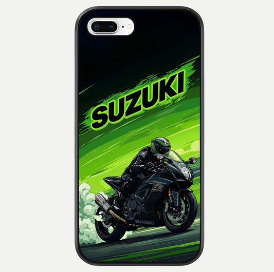 Suzuki Speed Beast Glass Case For iPhone 7 Plus by Custom World