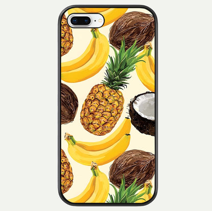 Tropical Fruit Mood Glass Case For iPhone 7 Plus by Custom World