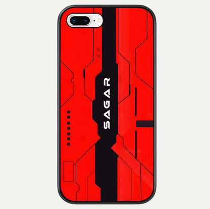 Voltage Rise CYBERPUNK Custom Name Glass Case For iPhone 7 Plus by Custom World