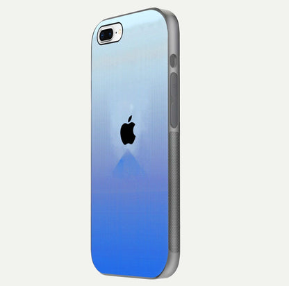 Gradient Apple Vibe Glass Case for iPhone 7 Plus side-angle image showing reflection glow and elegant surface