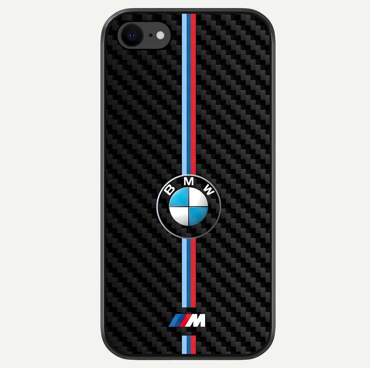 BMW Pattern Glass Case For iPhone 8 by Custom World