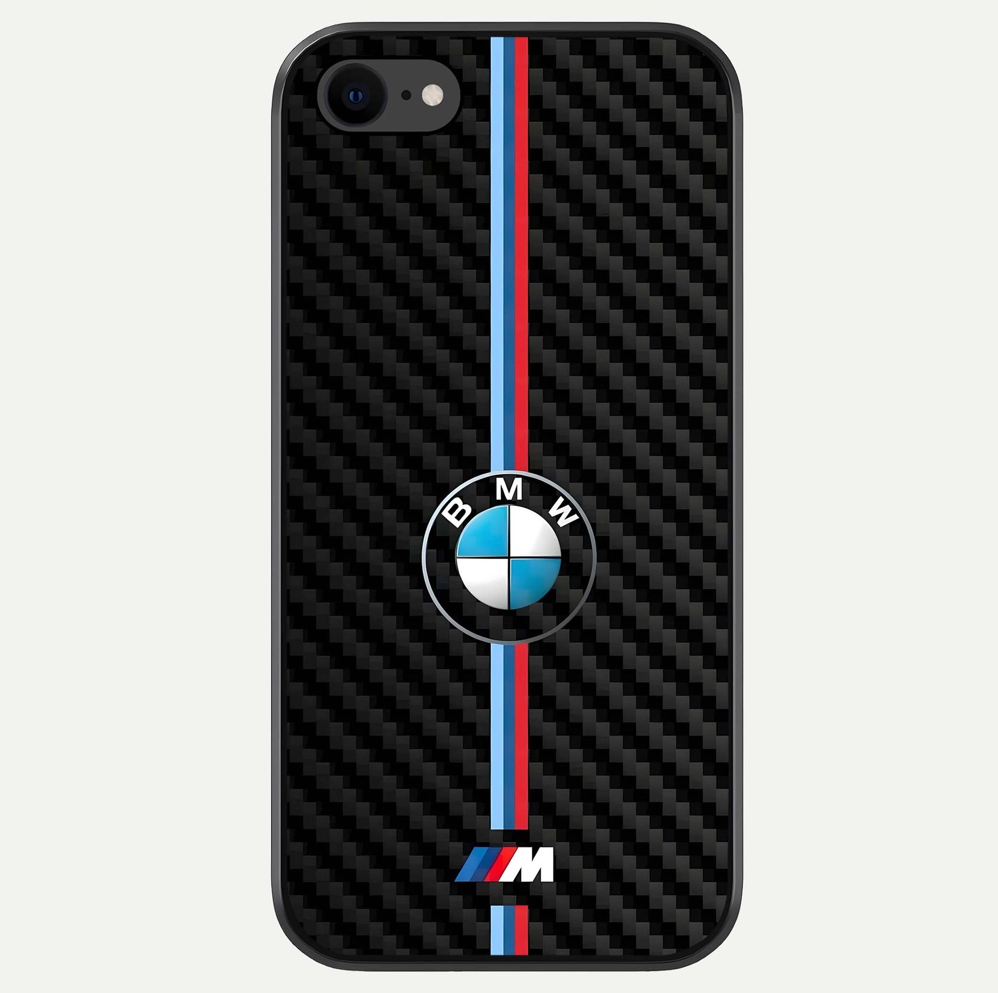 BMW Pattern Glass Case For iPhone 8 by Custom World