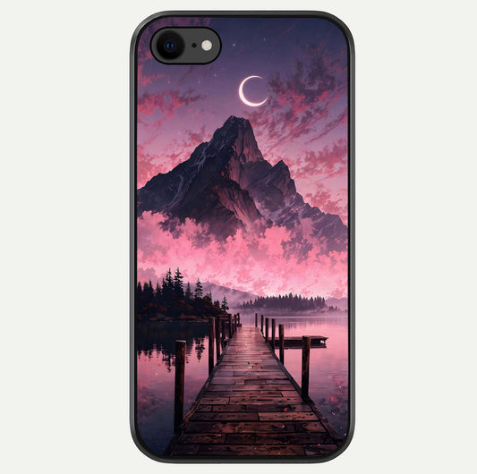 Beautiful Mountain View Glass Case For iPhone 16 Pro by Custom World