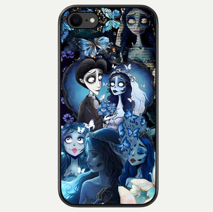 Butterfly Ghost Soul Glass Case For iPhone 8 by Custom World