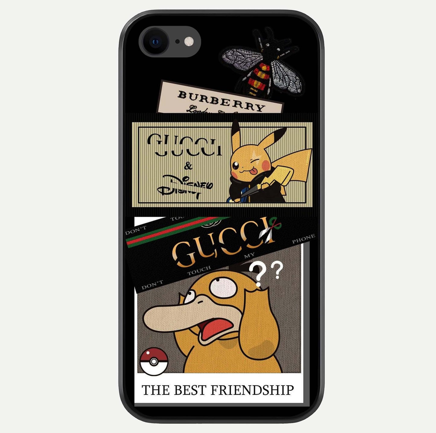 Cartoon Brand Play Mashup Glass Case For iPhone 8 by Custom World