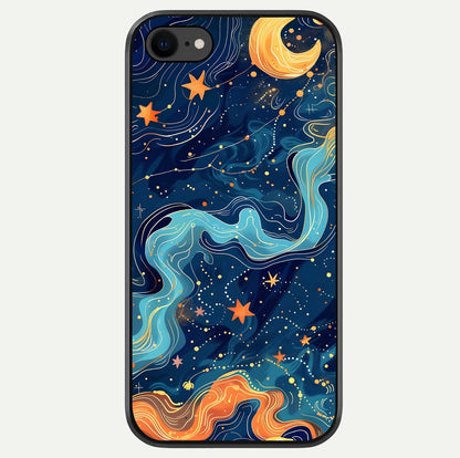 Celestial Dream Flow Glass Case For iPhone 8 by Custom World