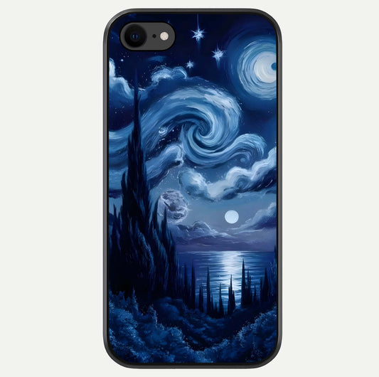 Celestial Dream Van Gogh Glass Case For iPhone 8 by Custom World
