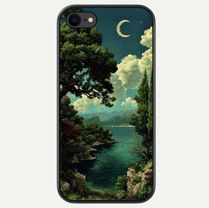Celestial Lake Peace Glass Case For iPhone 8 by Custom World