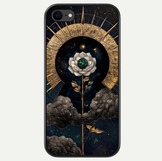 Celestial Lotus Morang Glass Case For iPhone 8 by Custom World