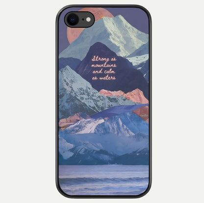 Celestial Mountain Calm Glass Case For iPhone 8 by Custom World