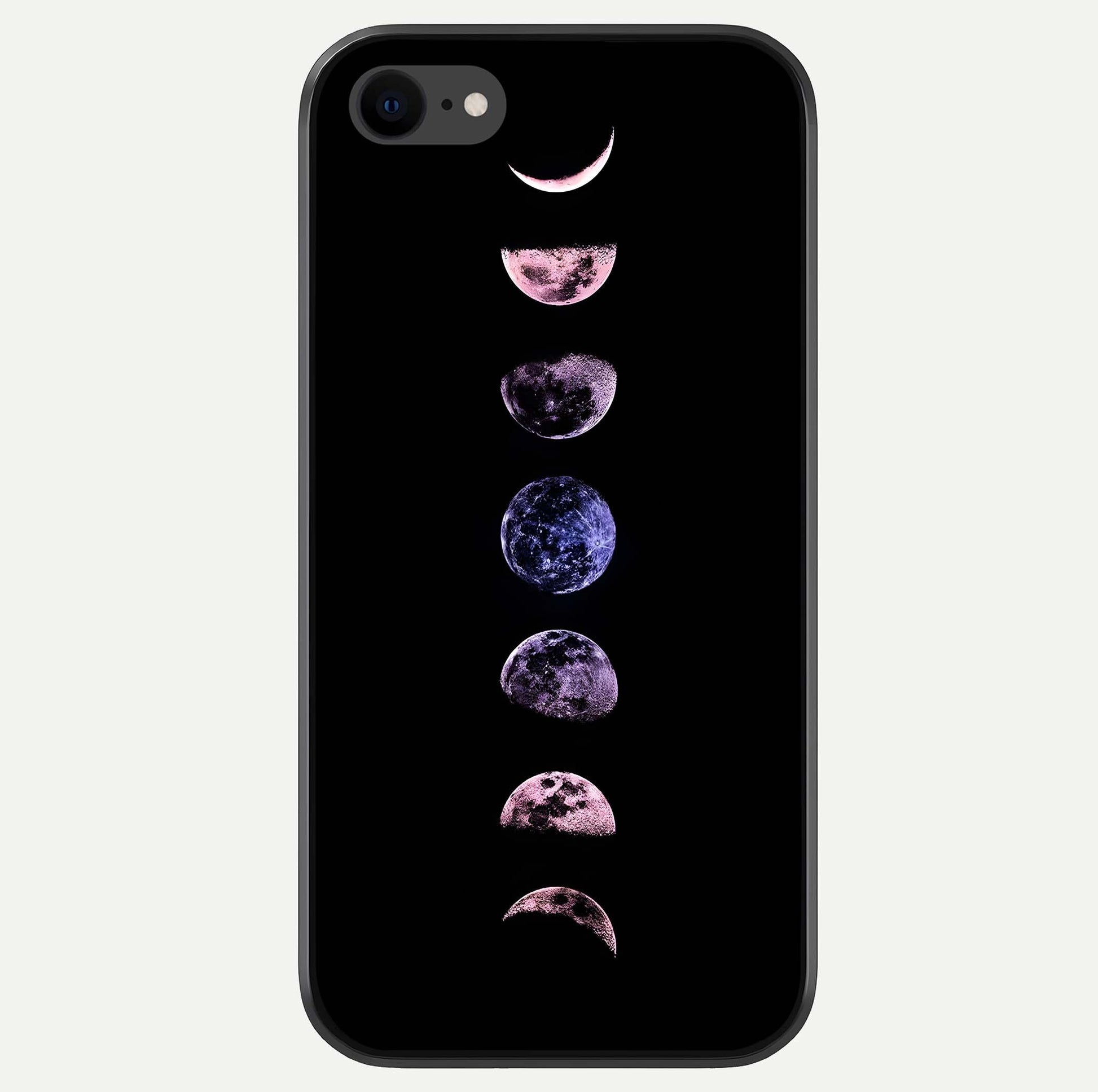 Crimson All Planets Glass Case For iPhone 8 by Custom World